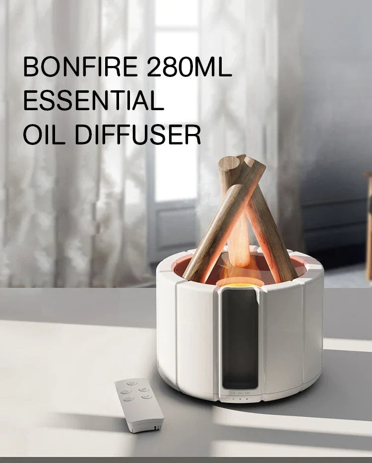 Simulated Flame Aroma Diffuser