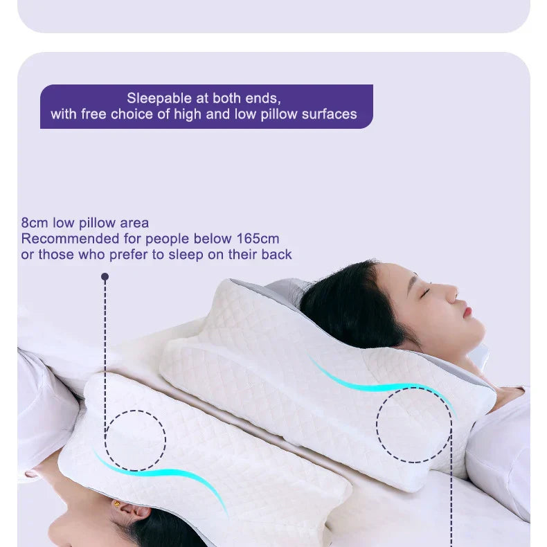 Memory Foam Cervical Butterfly Pillow