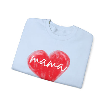 💖 Personalized Mama Heart Sweatshirt