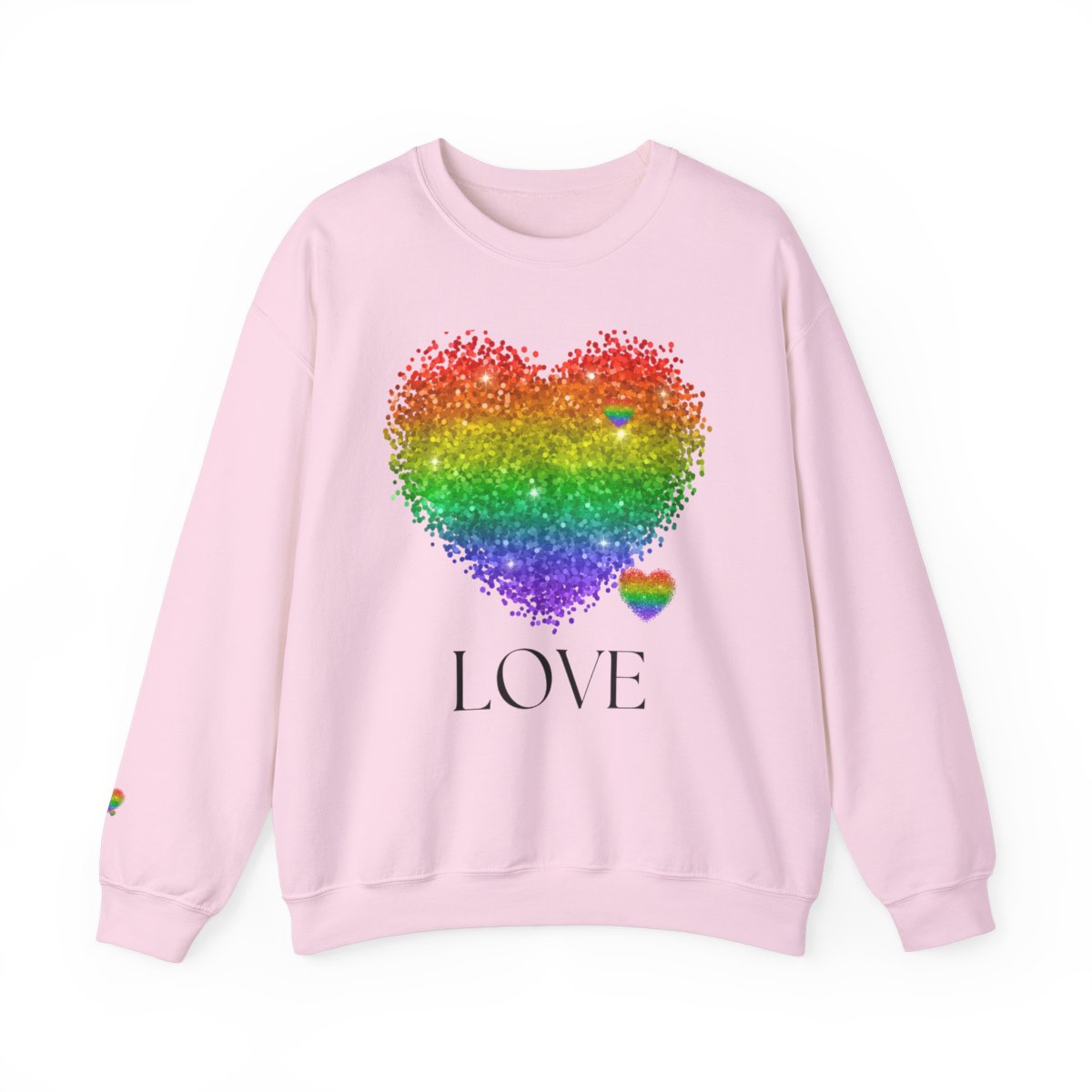 Rainbow Love Unisex Heavy Blend™ Crewneck Sweatshirt