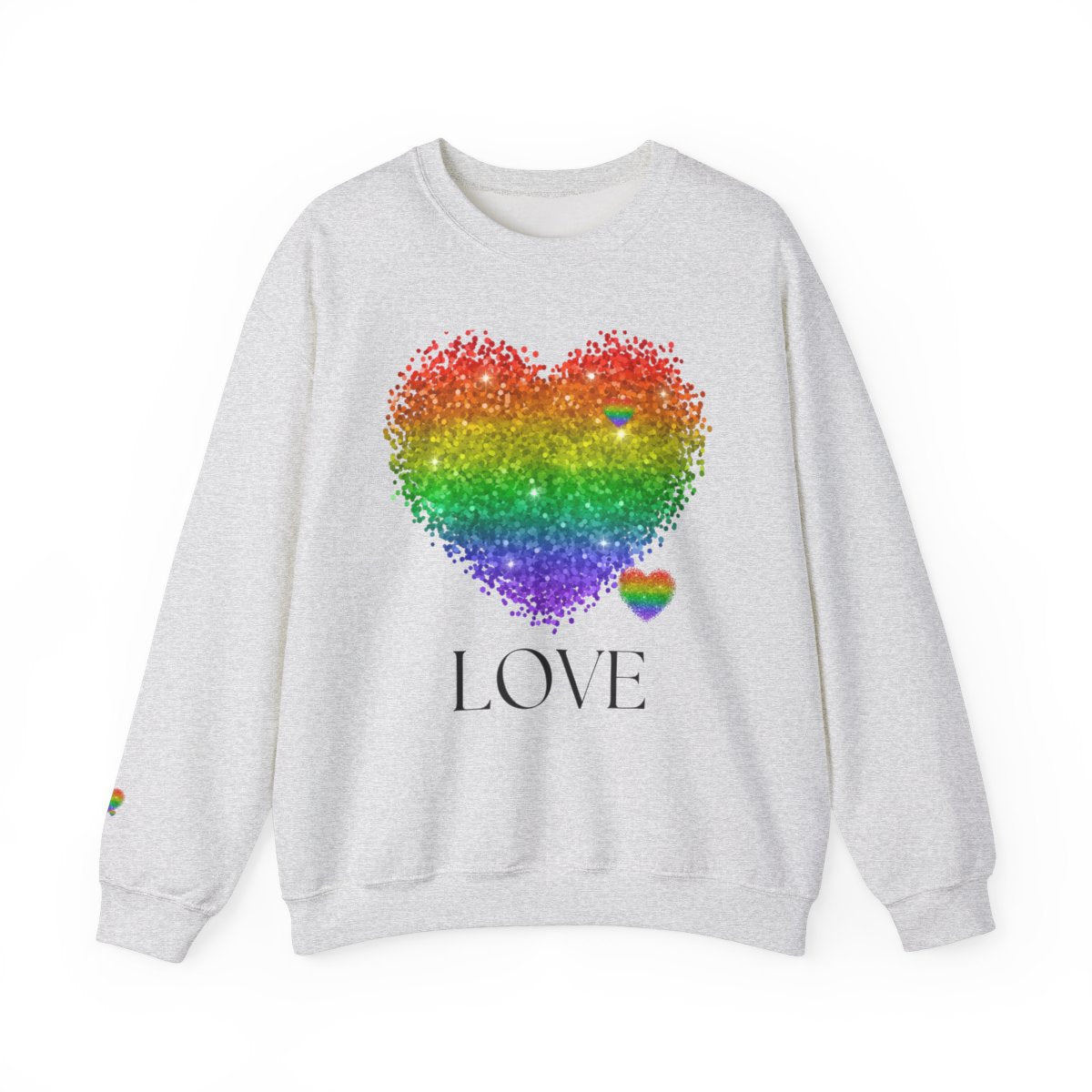 Rainbow Love Unisex Heavy Blend™ Crewneck Sweatshirt
