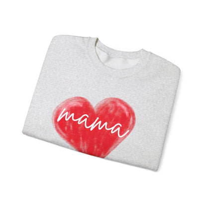 💖 Personalized Mama Heart Sweatshirt