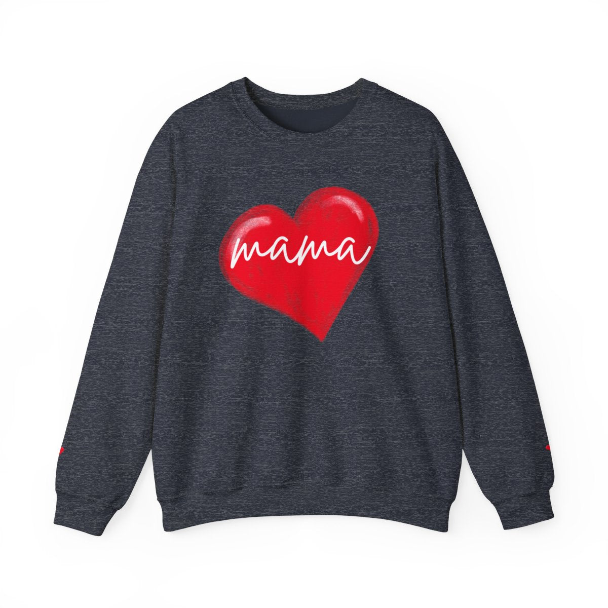 💖 Personalized Mama Heart Sweatshirt