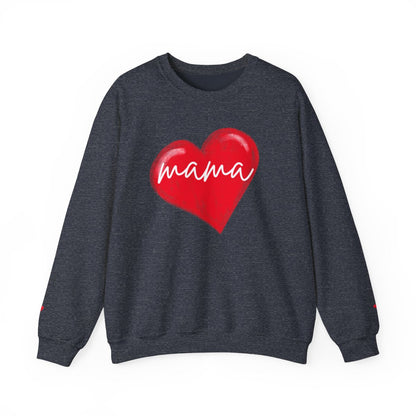 💖 Personalized Mama Heart Sweatshirt
