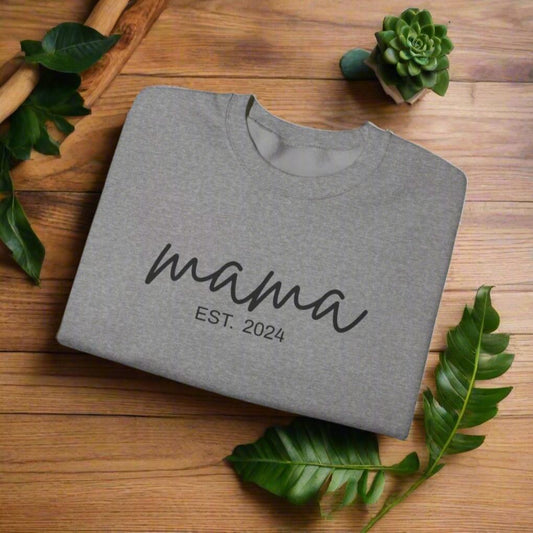 Mama Personalized Unisex Heavy Blend™ Crewneck Sweatshirt