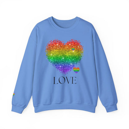 Rainbow Love Unisex Heavy Blend™ Crewneck Sweatshirt