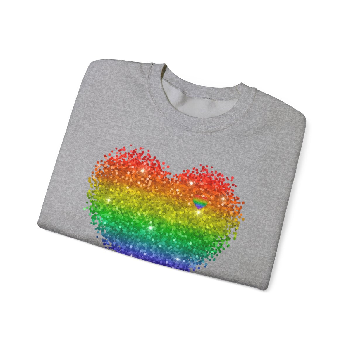 Rainbow Love Unisex Heavy Blend™ Crewneck Sweatshirt
