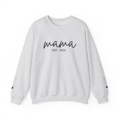 Mama Personalized Unisex Heavy Blend™ Crewneck Sweatshirt