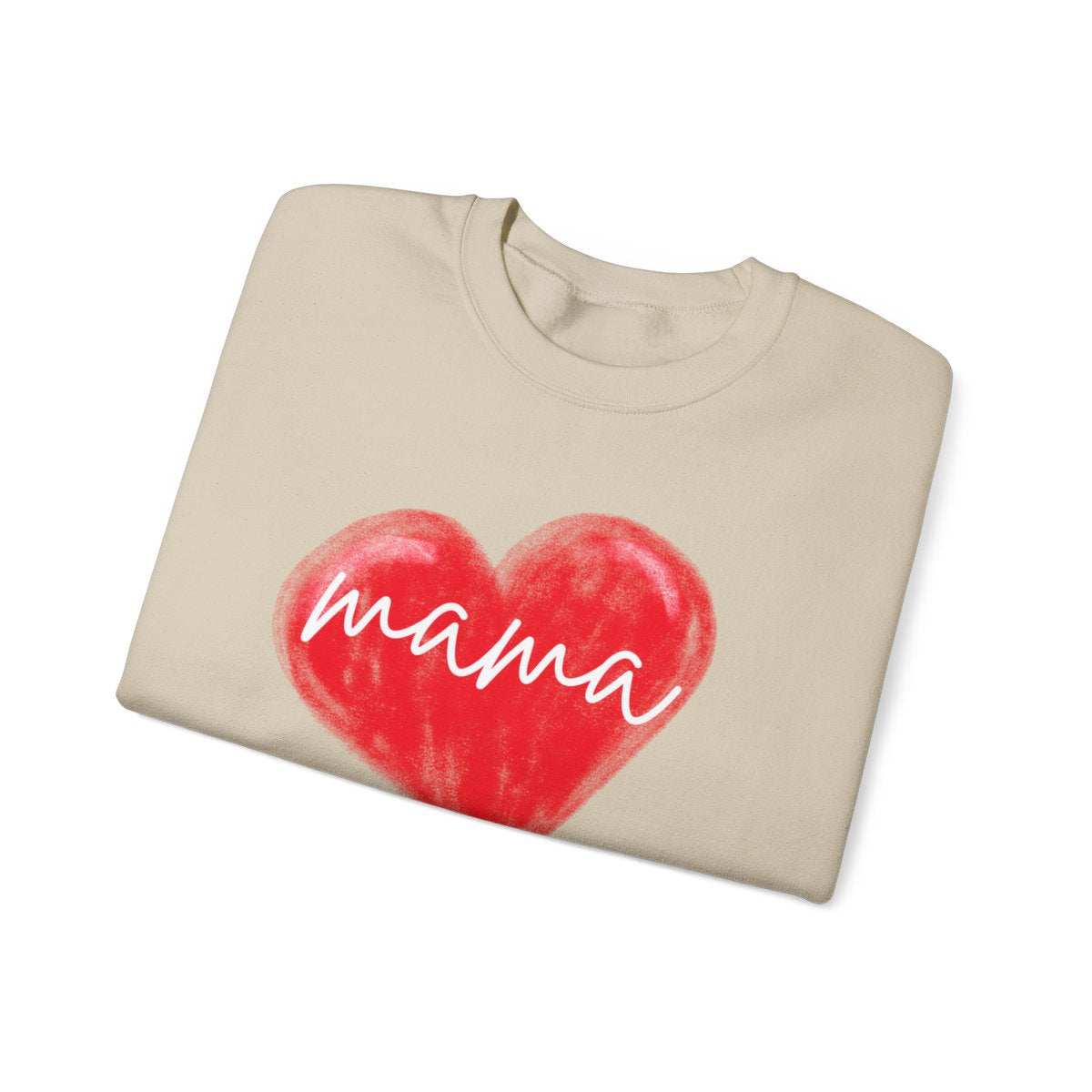 💖 Personalized Mama Heart Sweatshirt